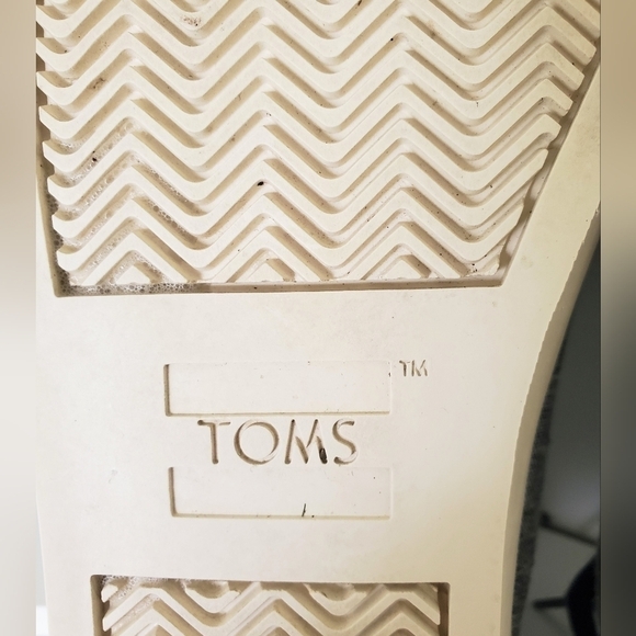 TOMS Sneakers Two toned Denim blue/Navy size 9 - Picture 7 of 8